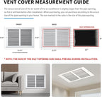 12x8 Vent Cover, Air Return Vent Cover, Flat Vent Cover, Rejillas De Aire - Image 4