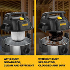 Dewalt Dust Separator with 10 Gal Stainless Steel Tank, 99.5% Efficiency - Image 5