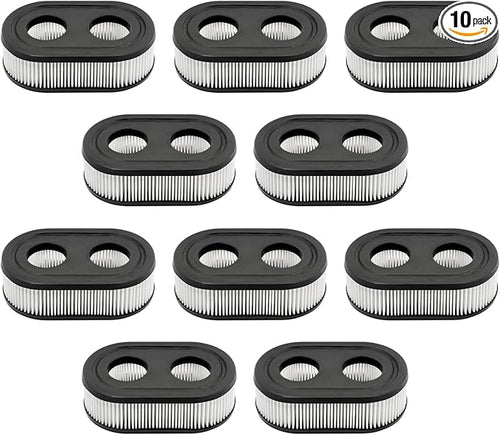 10 Pack 593260 Lawn Mower Air Filter 798452 334404 Replacement, Fit by HeptaFiltra