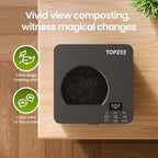 TOPZEE Electric Compost Bin for Kitchen, 3L Smart Countertop Composter - Image 5