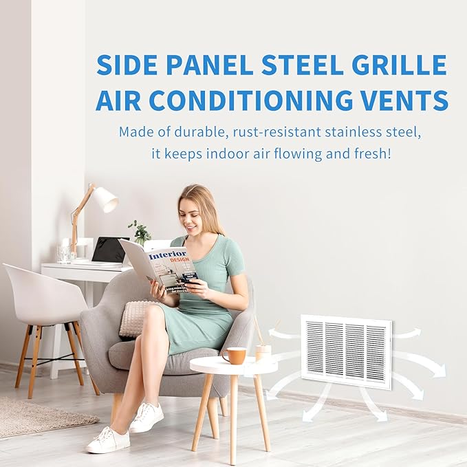 18 x18 Vent Cover, Return Air Vent Cover - Image 7