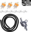 Car Fuel Filter Kit, 39.3" Hose and 3 Filter and Petcock Valve by Unknown