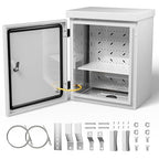 Steel Electrical Box, IP67 Waterproof & Rust-Resistant, Outdoor/Indoor by StructoMax