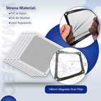 Dust Filter PC 140mm for Computer Cooler/PSU/Routers Nylon 80 Mesh, Magnetic - Image 3