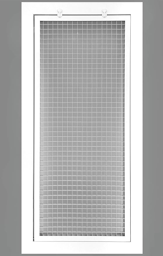 HVAC Premium 10" x 26" Cube Core Eggcrate Return Air Filter Grille by HVACPremium