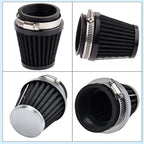 Mtsooning Air Intake Filter Pod, 54mm/2.12" Tapered Clamp-on Breather, Inlet - Image 5