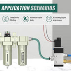 3 Stage Heavy Duty Industrial Grade 1/2" NPT Air Drying System - Image 6