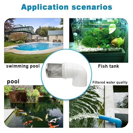 Cotonlake1 inch Stainless Steel Filter Cover Connected to 90 degree elbow 1" - Image 6