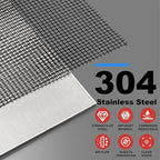 304 Stainless Steel Mesh, 47in x 10ft, 22 Mesh, Sturdy Metal Screen Roll - Image 2