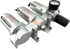 3/8" NPT MID FLOW Filter Regulator Coalescing Desiccant Dryer System - Image 7