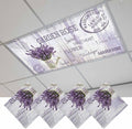 Fluorescent Light Covers for Ceiling Lights Lavender Flower Magnetic Light by Home+L6