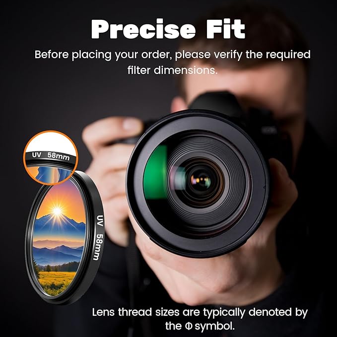 52mm UV+CPL+FLD Lens Filter Kit - Image 7