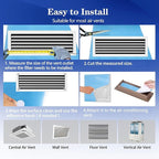Air Vent Filters, MERV 8 Electrostatic Air Filter Roll, Rv Ac Vent, - Image 5