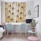 2 Panel Kitchen Cafe Curtains, Desert Sand Camel Sunlight Filtering Nature Air - Image 5