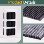 3 Pack Pureair Ultra ii Air filter Replacement, Compatible - Image 3