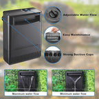 Turtle Tank Filter Aquarium Filter w/ Detachable U-V Light - Image 9