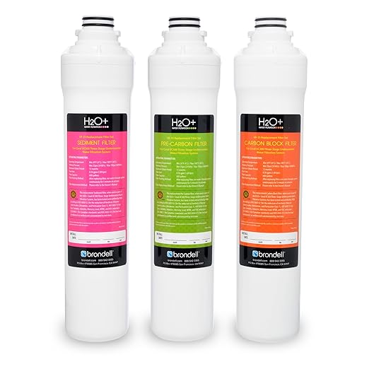 Brondell H2O+ Coral UC300 Three-Stage Undercounter Water Filtration System by Brondell