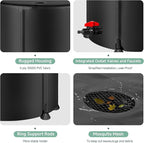 Collapsible Rain Barrel Water Storage Containers-53 Gallon Portable Rainwater - Image 2