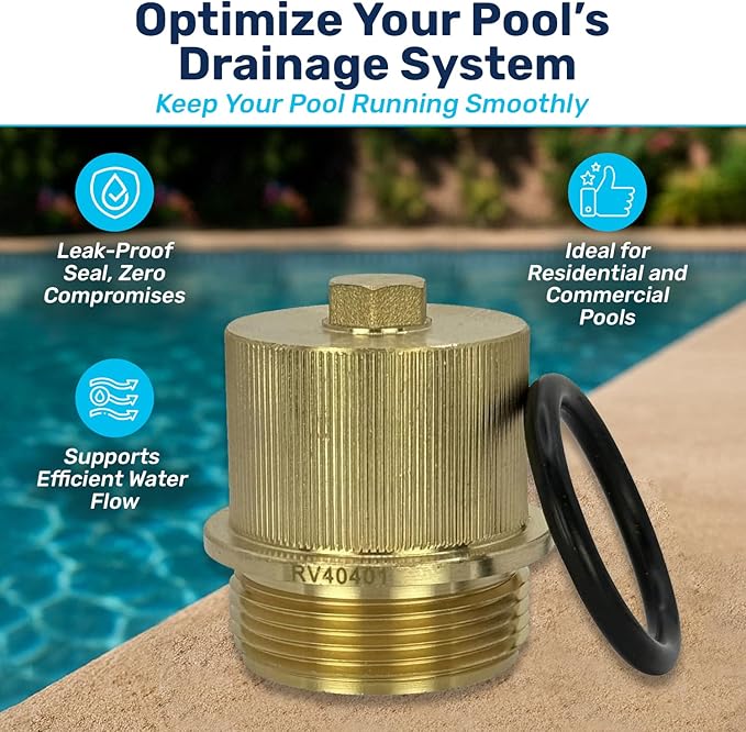 RV40401 X50 Durable Pro Grade Brass Drain Plug Cap Assembly | Compatible - Image 5