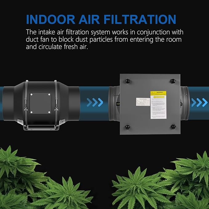 Inline Filter Box 8", 3-Layer Air Filtration Box - Image 5