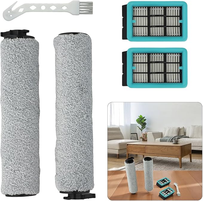 Replacement Brush Filter and Roller Brush Set, Compatible - Image 4