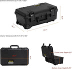 MEIJIA Premium Waterproof Hard Compact Rolling Camera Case - Image 4