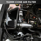 6" 152mm Cold Air Intake Filter Clamp-On Replacement High Flow Inlet Air Filter - Image 6