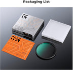 K&F CONCEPT 82mm Black Diffusion 1/4 Filter Mist Cinematic Effect Filter - Image 7