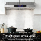 30 inch Wall Mount Range Hood Convertible Vent - Image 3