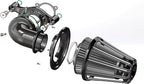 Big Sucker cone Air filter intake by ForHarleyAccessories