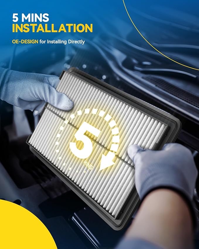 PHILTOP Engine Air Filter CA10650 Replacement - Image 6