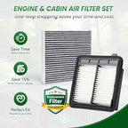Cabin Engine Air Filter Kit CF11182, CA11041 Honda CR-Z L4-1.5L, only fit Hybrid - Image 3