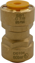 Supplying Demand SB1 7/8 Inch Quick Connect HVAC Brass Coupler Fitting by SupplyingDemand