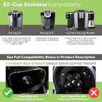 EZ-Cup Stainless Steel 1-Stream Reusable K Cup Coffee Pod - Image 3