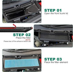 2PCS Air Intake Grille Cover + Air Intake HEPA Filter Compatible - Image 6