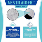 Vent Filter Set 20" x 84" Electrostatic Media + 126" of Tape - Image 5