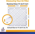 Filter King 17.5x17.5x1 Air Filter | 4-PACK | MERV 13 HVAC Pleated A/C Furnace - Image 2