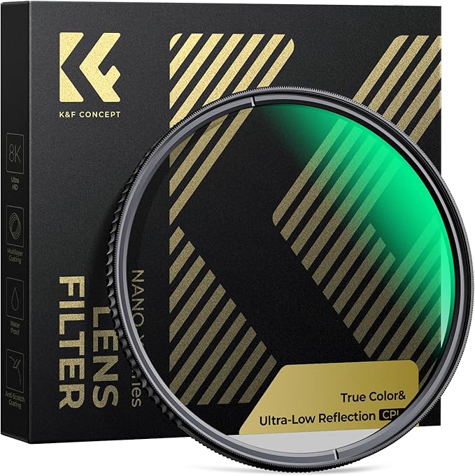 K&F CONCEPT 37mm True Color Ultra-Low Reflectivity CPL Filter Polarizer Lens by KFCONCEPT