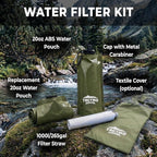 Tactiko Survival 20oz/600ml Purifying Water Bottle Filter Kit - Image 2