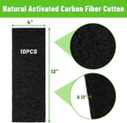 4"x12" Activated Carbon Air Vent Filters - Image 3