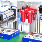 TAILONZ PNEUMATIC 0-150PSI 3/8 Inch NPT Aluminum Alloy Air Filter Drying System - Image 3