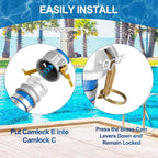 2" x 50 ft Backwash Hose for Swimming Pools, Heavy Duty PVC Water Lay Flat - Image 4