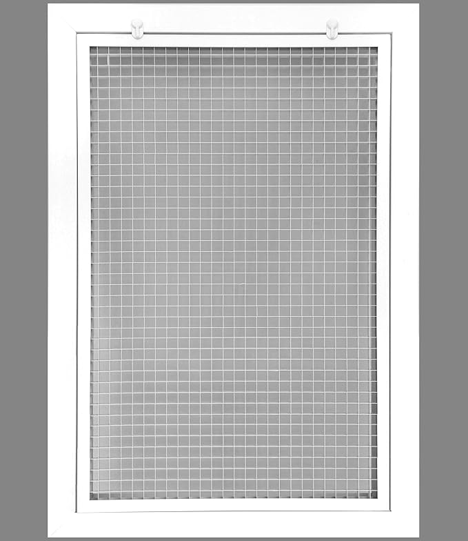 HVAC Premium 16" x 26" Cube Core Eggcrate Return Air Filter Grille by HVACPremium