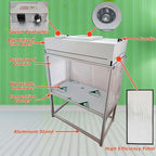 INTSUPERMAI Vertical Laminar Flow Hood Air Flow Clean Bench Workstation - Image 4