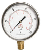 4" Oil Filled Pressure Gauge by DirectMaterial