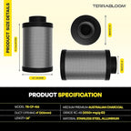 TerraBloom 4" x 16" Carbon Filter - Image 2