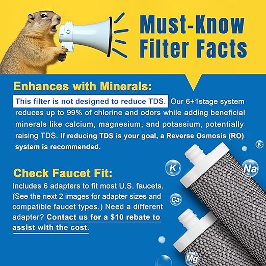 LCF Alkaline Countertop Water Filter,   Enhanced 6-Stage - Image 2