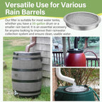 6" Rain Water Barrel Screen Filter - Image 7