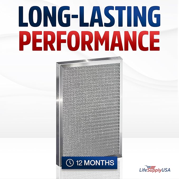 14x30x1 Electrostatic Air Filter, MERV 8, Reusable Furnace AC/HVAC Filter - Image 4