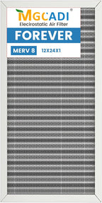 12x24x1 HVAC Furnace Air Filter, Lasts a Lifetime, the Last HVAC Filter You by MGCADI